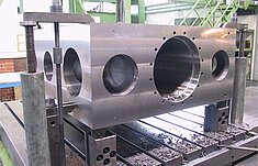 CNC-5-Achsen-Frästeile für den Kompressorenbau auf CNC Bohrwerk